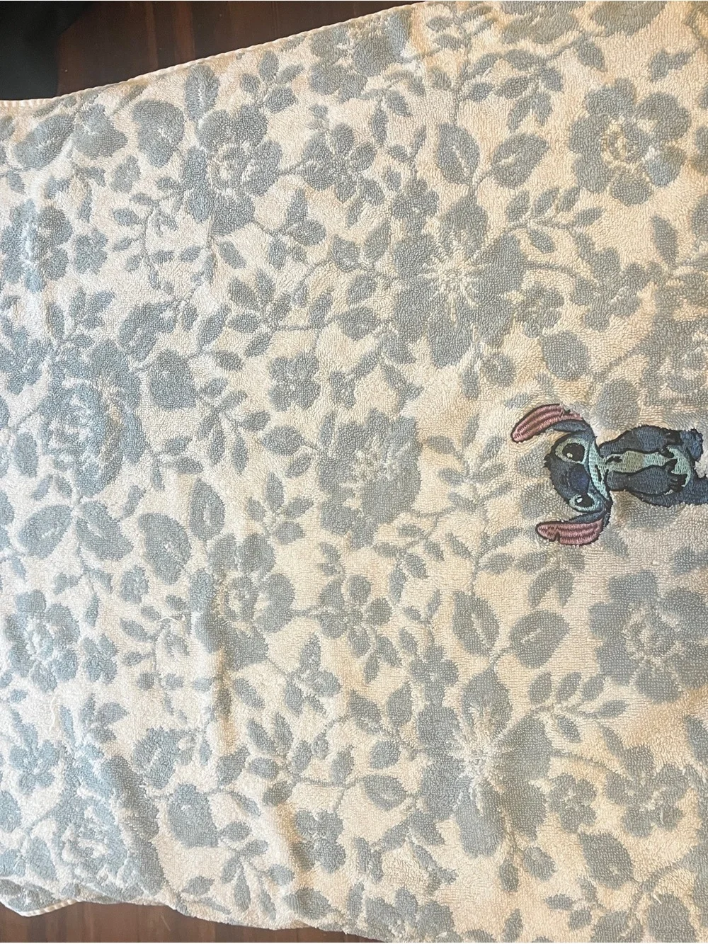 Disney Stitch Embroidered Towels from Boxlunch - Blue & White